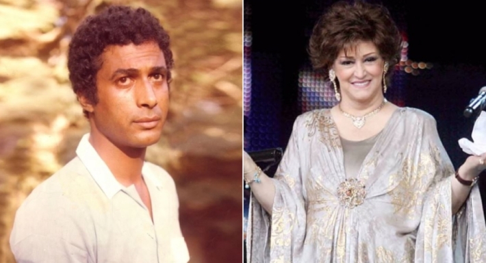 أحمد زكي ووردة
