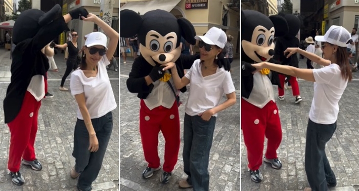 بسمة وهبة وميكي