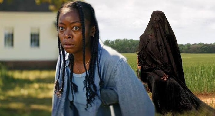 مشهد من فيلم (امرأة في الفناء)