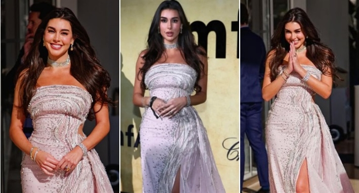 ياسمين صبري في آخر إطلالة لها في كان