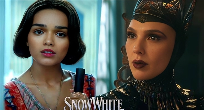 رايتشل زيجلر في دور (سنو وايت) وغال غادوت في دور (الملكة الشريرة) في فيلم (سنو وايت)