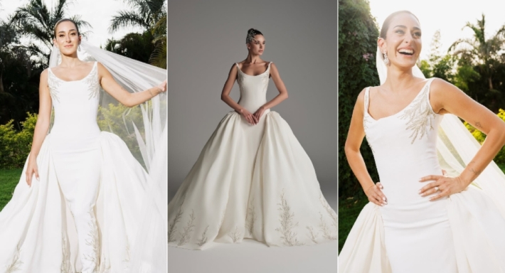 فستان زفاف أمينة خليل