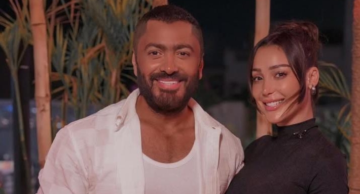 تامر حسني وبسمة بوسيل