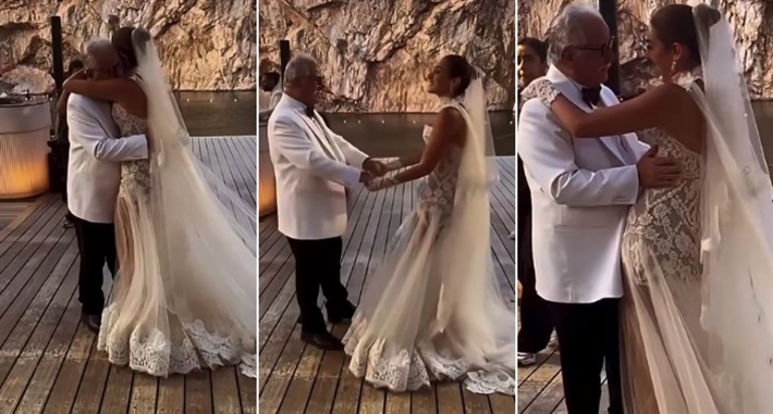 أمينة خليل ووالدها