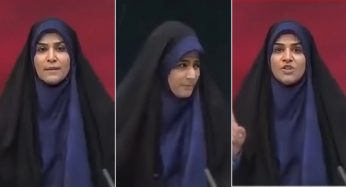 لحظة استهداف التليفزيون الإيراني