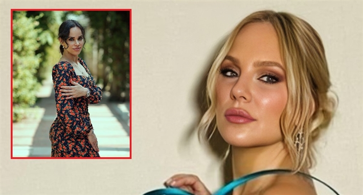 شيرين رضا وابنتها نور