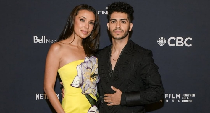 مينا مسعود وخطيبته إميلي شاه