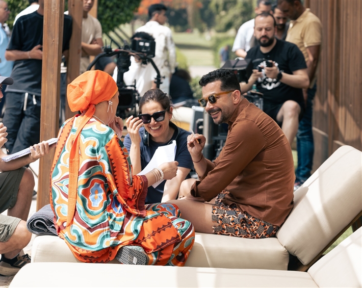 صورة من كواليس بروفة فرح