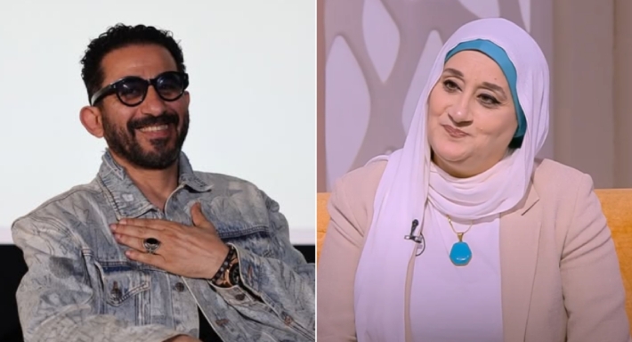 أحمد حلمي وشقيقته سالي حلمي