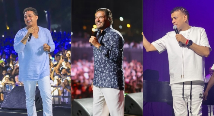 راغب علامة ومحمود الليثي ورضا البحراوي