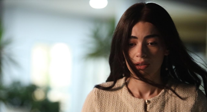 ليلى زاهر في كواليس تصوير (ما تراه ليس كما يبدو)