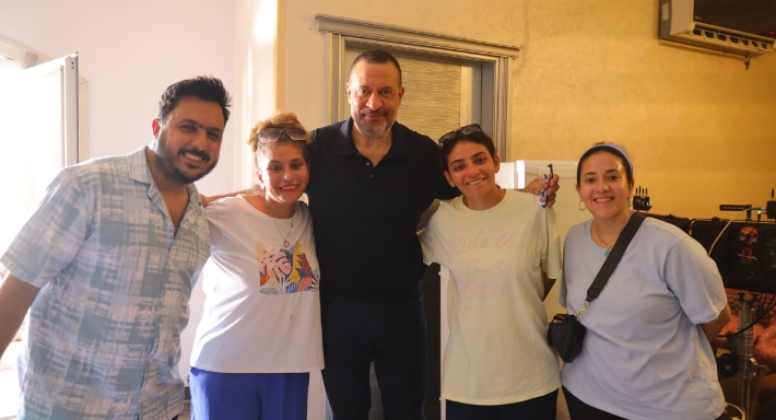 ماجد المصري في كواليس فيلم (الست لما)