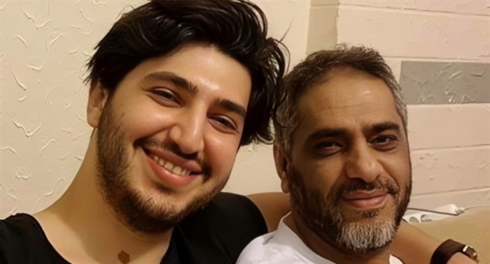 فضل شاكر وابنه