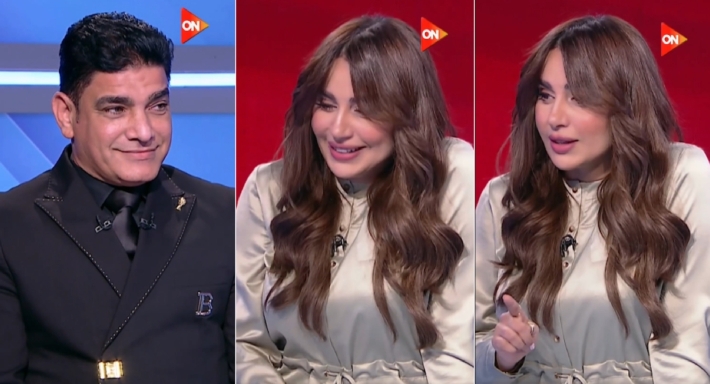 المذيعة سهام صالح والحكم إبراهيم نور الدين