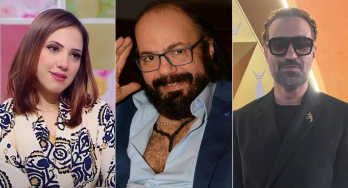 إيمي طلعت زكريا وطلعت زكريا  وأحمد فهمي