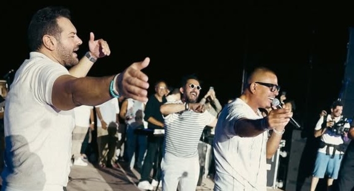 عمرو يوسف وعمرو دياب وأحمد حلمي