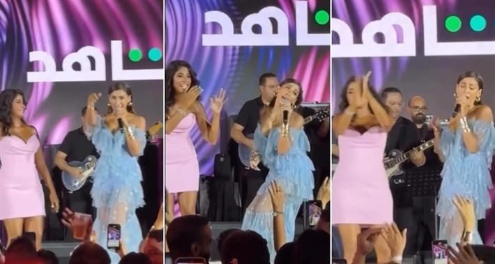 دينا الشربيني وروبي