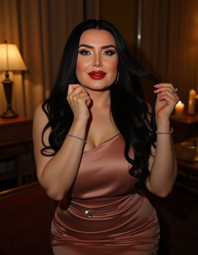 عبير صبري تخطف الأنظار بإطلالة وردية في أحدث جلسة تصوير