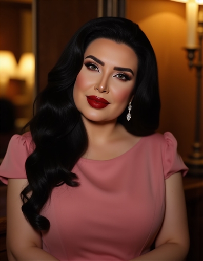 عبير صبري تخطف الأنظار بإطلالة وردية في أحدث جلسة تصوير