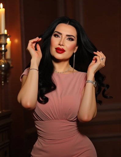 عبير صبري تخطف الأنظار بإطلالة وردية في أحدث جلسة تصوير