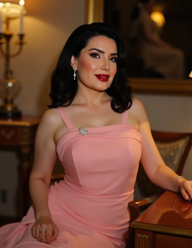 عبير صبري تخطف الأنظار بإطلالة وردية في أحدث جلسة تصوير