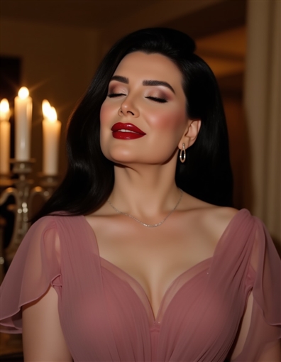 عبير صبري تخطف الأنظار بإطلالة وردية في أحدث جلسة تصوير