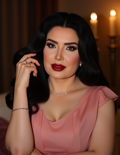 عبير صبري تخطف الأنظار بإطلالة وردية في أحدث جلسة تصوير