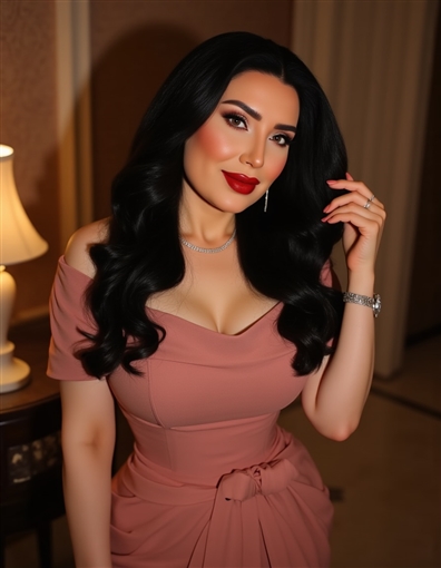 عبير صبري تخطف الأنظار بإطلالة وردية في أحدث جلسة تصوير