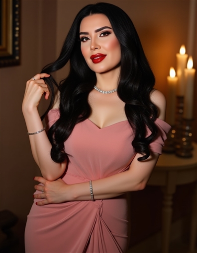 عبير صبري تخطف الأنظار بإطلالة وردية في أحدث جلسة تصوير