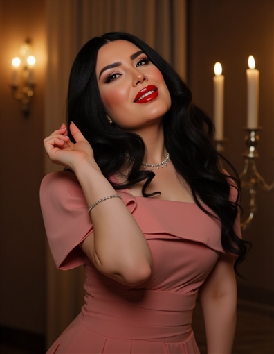 عبير صبري تخطف الأنظار بإطلالة وردية في أحدث جلسة تصوير