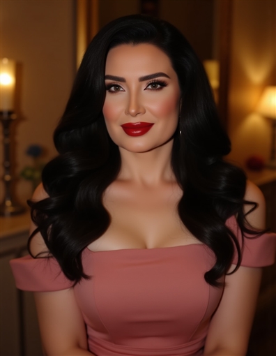 عبير صبري تخطف الأنظار بإطلالة وردية في أحدث جلسة تصوير