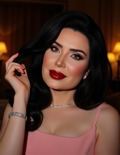 عبير صبري تخطف الأنظار بإطلالة وردية في أحدث جلسة تصوير