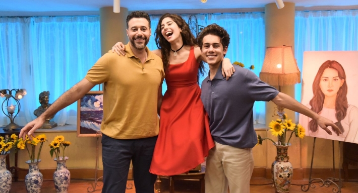 أحمد السعدني ومايان السيد وعمر رزيق