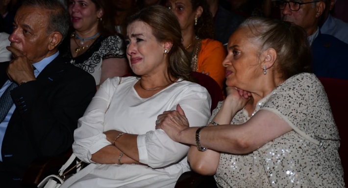 سيمون في حفل افتتاح مهرجان بردية السينمائي