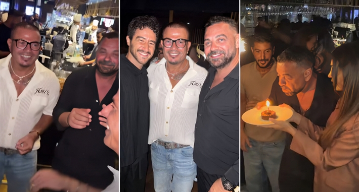 احتفال المخرج طارق العريا بعيد ميلاده