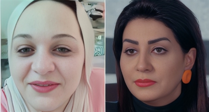 الفنانة وفاء عامر ومروة يسري الشهيرة بـ(بنت مبارك)