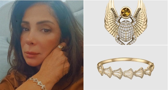 منى زكي ومجوهراتها اليومية