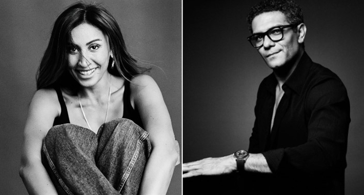 آسر ياسين ودينا الشربيني