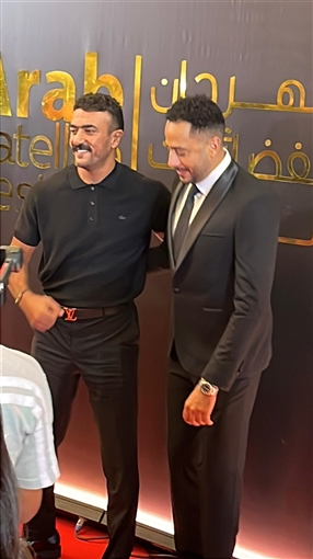 أكرم حسني وأحمد زاهر ومحمد الشرنوبي من بينهم ... نجوم الفن يتألقون خلال تكريمهم في مهرجان الفضائيات العربية