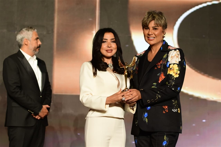 أكرم حسني وأحمد زاهر ومحمد الشرنوبي من بينهم ... نجوم الفن يتألقون خلال تكريمهم في مهرجان الفضائيات العربية