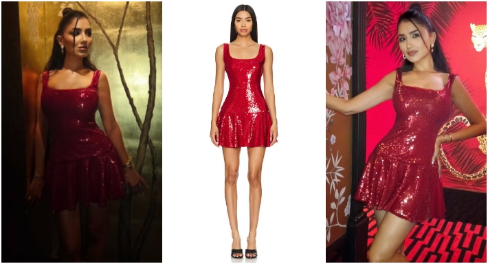 مي عمر وفستانها