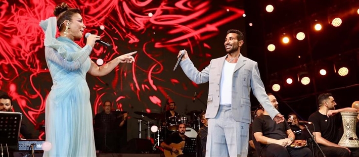 أحمد سعد وأصالة يشعلان أجواء الاحتفال باليوم الوطني السعودي في مراسي