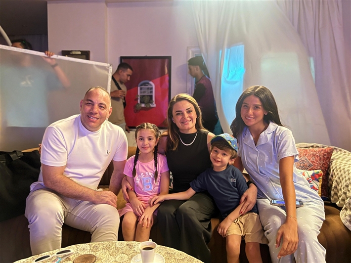 الصور الأولى من مسلسل لينك لرانيا يوسف وسيد رجب ...يسلط الضوء على النصب الإلكتروني