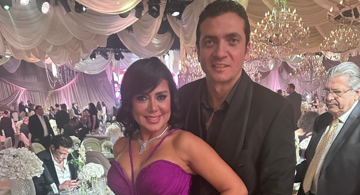 رانيا يوسف والمخرج أحمد جمال