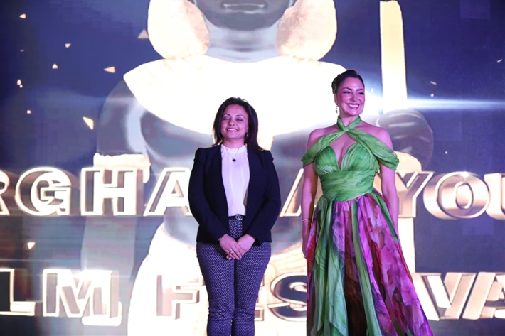 نرمين الفقي وعبير صبري ومي سليم من بينهم ... نجوم الفن في حفل افتتاح مهرجان الغردقة لسينما الشباب