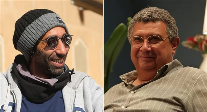 ماجد الكدواني والمخرج كريم العدل