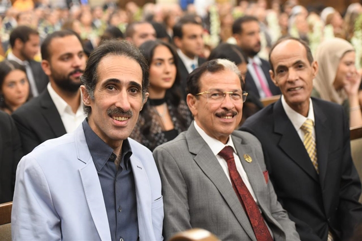 النجوم في حفل زفاف ابن هاني رمزي ... يسرا وريهام حجاج وليلى علوي ولبلبة