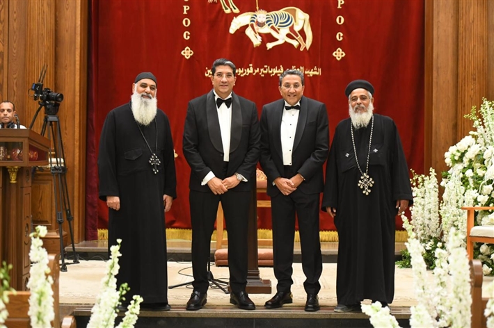 النجوم في حفل زفاف ابن هاني رمزي ... يسرا وريهام حجاج وليلى علوي ولبلبة