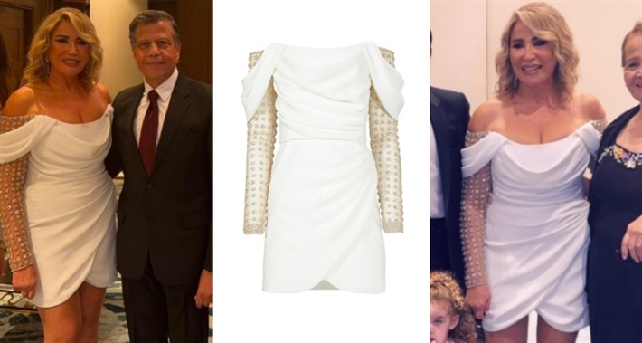 إيناس الدغيدي فستانها