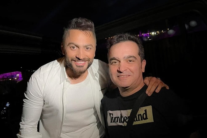 بحضور هيدي كرم ورانيا منصور... تامر حسني وعفروتو واحمد عصام في حفل كامل العدد ببورتو السخنة